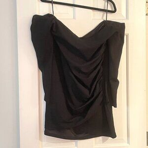 Black Off-The-Shoulder Cocktail Dress